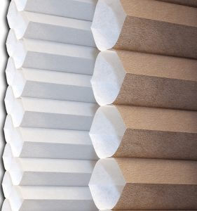 Custom honeycomb shades by Shutters & Blinds of The Woodlands