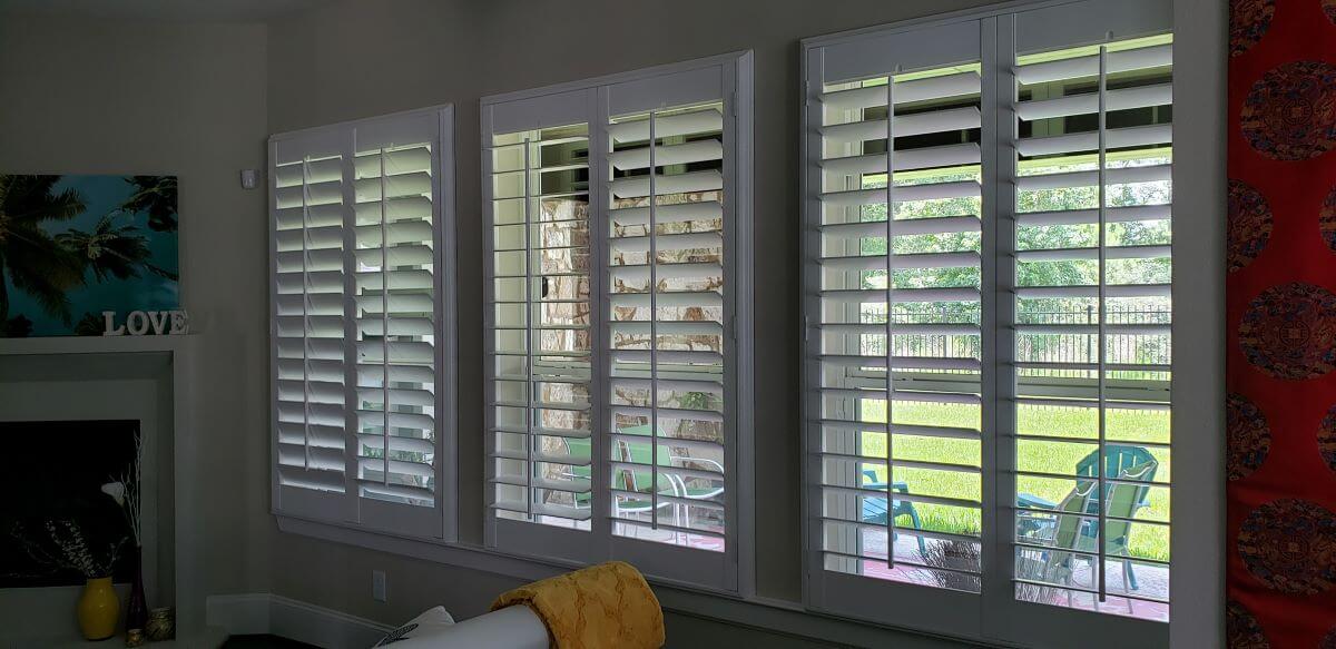 Plantation shutters installed in Conroe TX