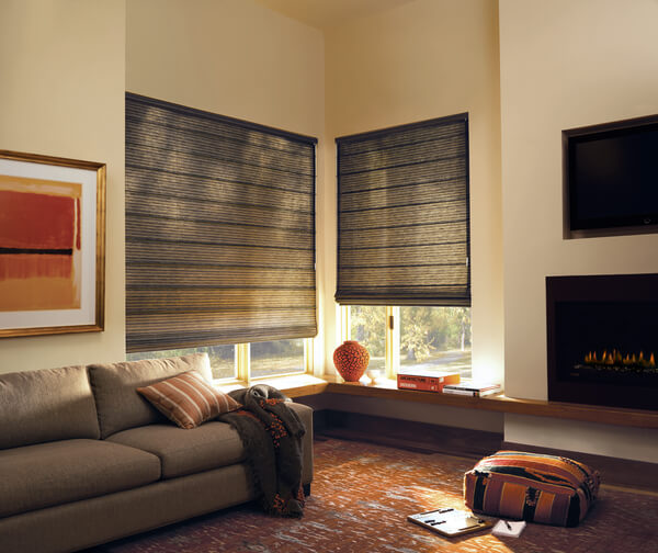 Roman shades installed in Katy TX