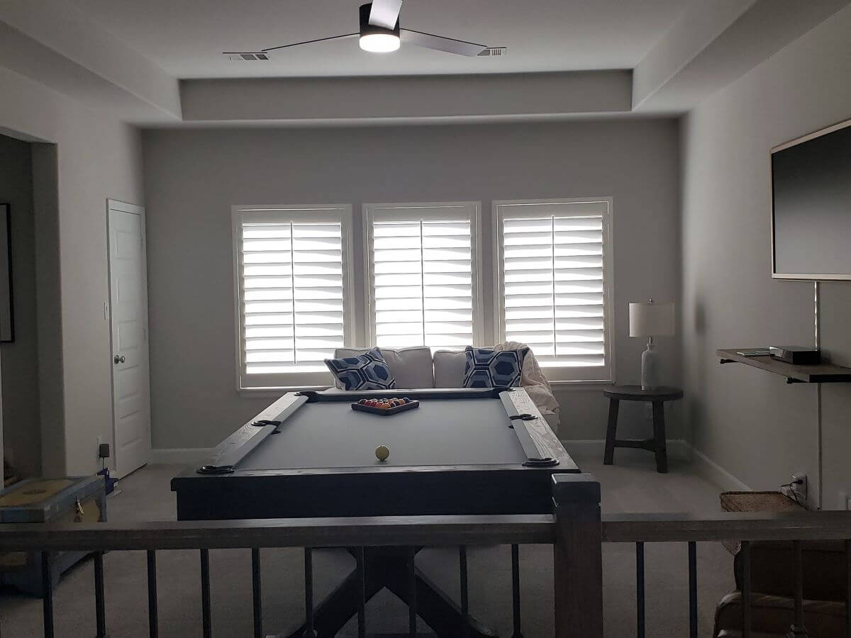 Real wood shutters installed in Montgomery TX
